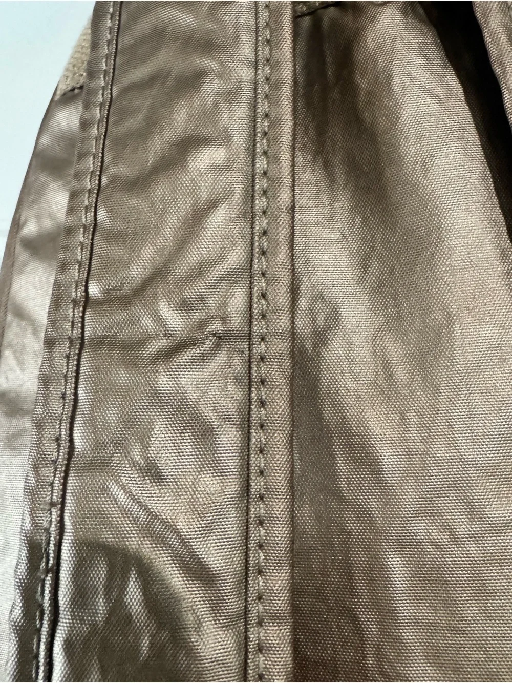 Kipling Metallic Bronze Everyday Backpack with Monkey Charm